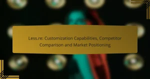Less.re: Customization Capabilities, Competitor Comparison and Market Positioning